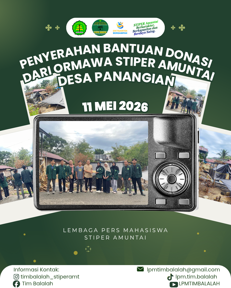 ORMAWA STIPER Amuntai Salurkan Bantuan Donasi untuk Korban Kebakaran di Desa Panangian