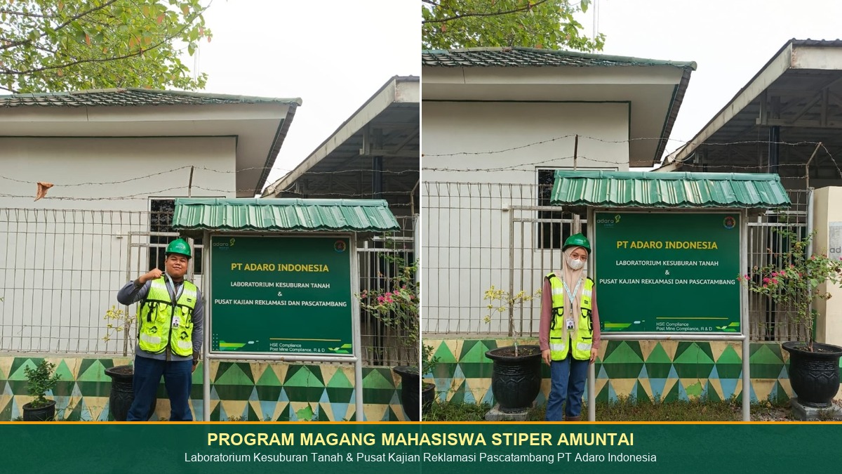 Dua Mahasiswa STIPER Amuntai Jalani Magang di PT Adaro Indonesia